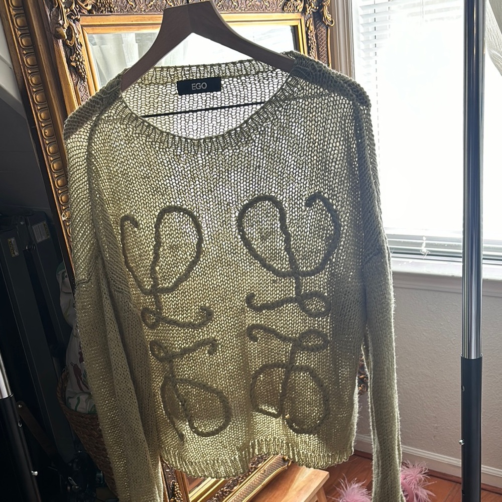 EGO Olive Green Women's Sweater